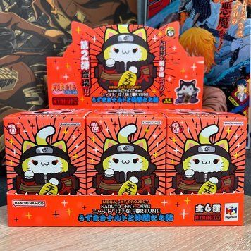 Фігурка по аніме Наруто Шипуден MEGA CAT PROJECT Nyaruto! Beckoning Cat FORTUNE Naruto Uzumaki and Friends 21082520 фото