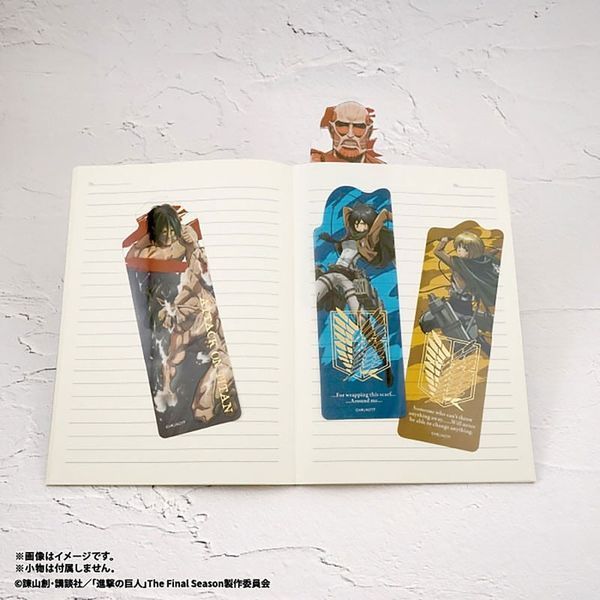 Закладка по аніме Атака Титанів Clear Bookmark Gum 16082602 фото