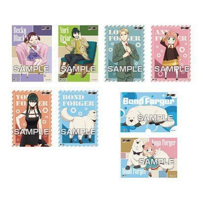 Колекційні картки по аніме Сім'я шпигуна Clear Card Collection Gum 4 31012618 фото