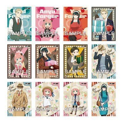 Колекційні картки по аніме Сім'я шпигуна Clear Card Collection Gum 4 31012618 фото