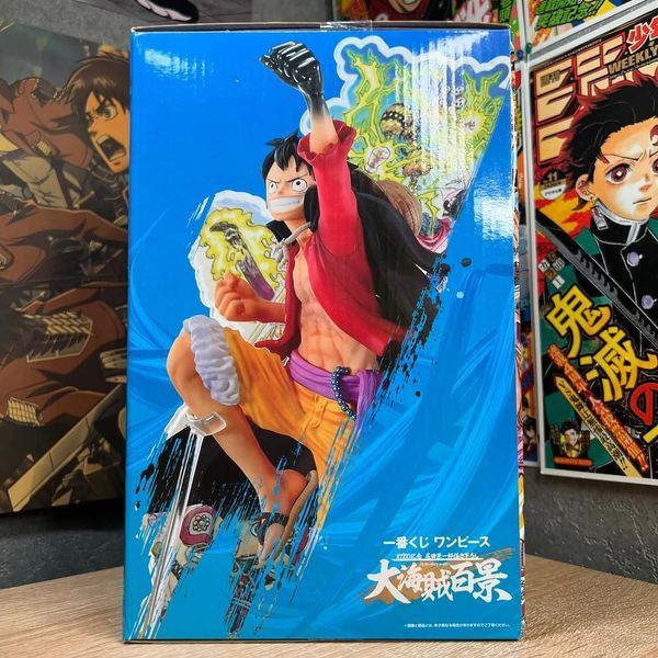 Фігурка по аніме Ван Піс Луффі Ichiban Kuji One Piece WT100 Memorial Eiichiro Oda Draws 4012618 фото